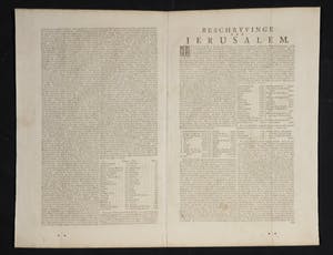 Hendrik Keur - en Jacob Keur, Kopergravure - Jerusalem kopen? Bied vanaf 10!