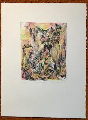 Bernard Schultze - "mit dem Arm" kopen? Bied vanaf 100!