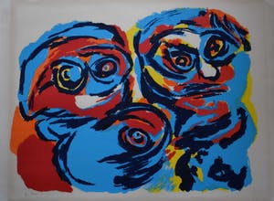 Karel Appel - Litho - 2 Heads kopen? Bied vanaf 850!