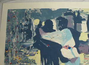 Emeke Buitelaar - Monoprint , Abstracte voorstelling – 1988 kopen? Bied vanaf 35!