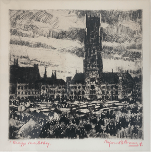 Alfons Blomme - Brugge Marktdag kopen? Bied vanaf 45!