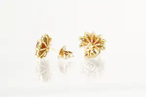 07 -  Paar exclusieve 20 Krt gouden en 1.10ct diamanten oorstekers - kopen? Bied vanaf 980!