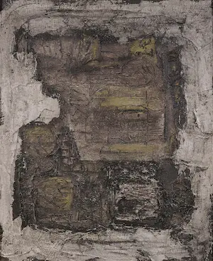 Shlomo Koren - Olieverf op doek, Zonder titel - Ingelijst kopen? Bied vanaf 500!