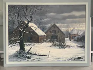 AcheterPiet van Dokkum - Klingelbeekseweg, Arnhem - Boerderij in de Sneeuw? Enchérissez de 900!