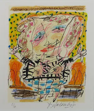 Kees Salentijn - Litho op papier, Mujeres - Ingelijst kopen? Bied vanaf 50!
