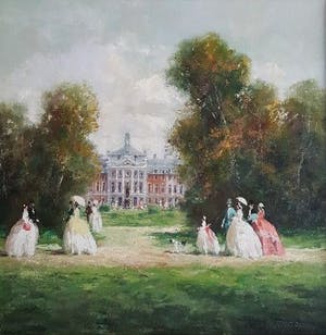 Fritz Möritz - Promenade vor dem Schloss zu Münster kopen? Bied vanaf 175!