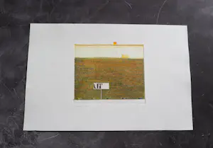 Eduard Flor - Fraaie handgekleurde diepdruk/reliëf Ets - kleine oplage (40) - potlood gesignrd kopen? Bied vanaf 47!