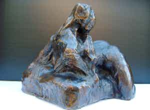 Brons (Onbekend) - Expliciet naakt . verkocht voor € 250!