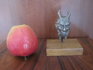 Brons (Onbekend) - Bronzen sater kop. kopen? Bied vanaf 35!