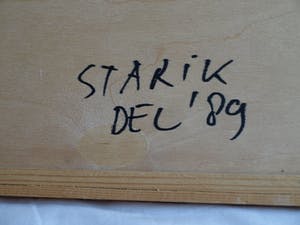 Frank Starik - Acrylverf en Fotografie, “GEFÜHL” – 39 x 118 cm - gesigneerd & ingelijst – 1989 kopen? Bied vanaf 1!