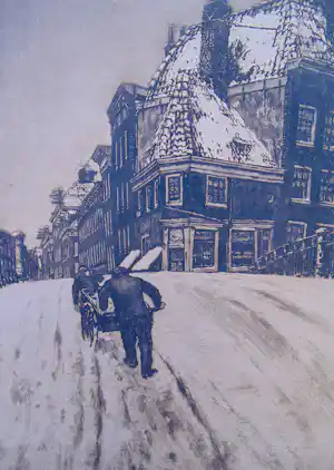 Cornelis Brandenburg - Winter op de Lijnbaansgracht verkauft für € 60!