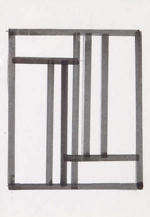 Siep van den Berg - Lot van drie abstracte composities - Ingelijst kopen? Bied vanaf 1!
