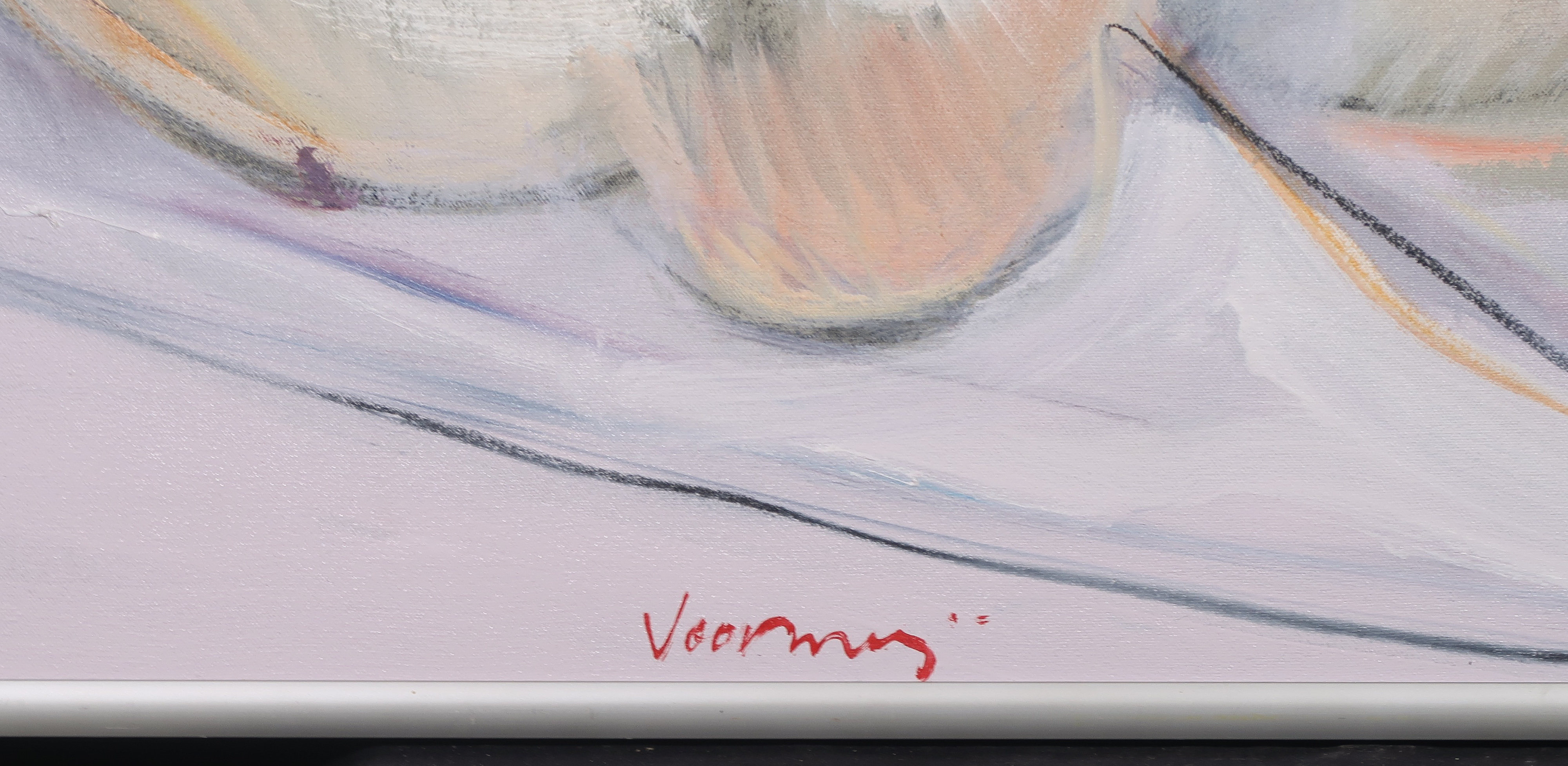 Peter John Voormeij - Olieverf op doek, The mouth of sleep - Ingelijst (Groot) kopen? Bied vanaf 300!