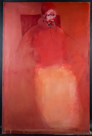 Jan Kaandorp - Gemengde techniek op doek, Innocent Red 5 (Groot) kopen? Bied vanaf 1!