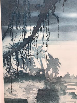 Sjoerd Bakker - Thais Huisje ,gesigneerd en ingelijst kopen? Bied vanaf 50!