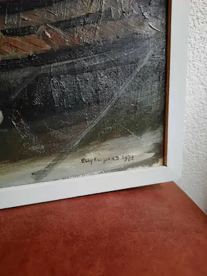 Elly Kuipers - Schepen - Olieverf op doek kopen? Bied vanaf 50!