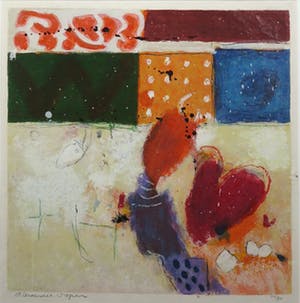 Alexander Vogels - Zeefdruk, Zonder Titel 4 - Ingelijst kopen? Bied vanaf 10!