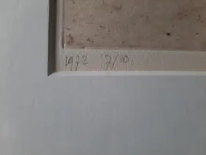 Arnold van Griensven - Ets, Titel, "Op weg ". 1972 kopen? Bied vanaf 40!