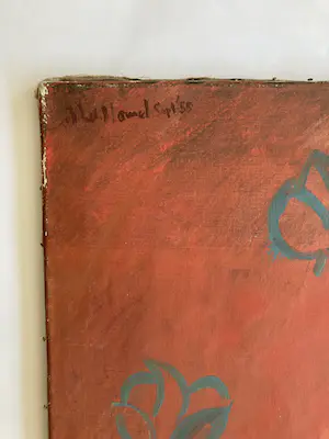 Niels Hamel - zonder titel - olieverf op doek - gesigneerd - 1955 kopen? Bied vanaf 80!
