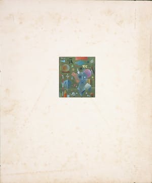 Leon Savelsberg - Gouache op papier, Zonder titel kopen? Bied vanaf 1!