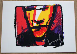 Herman Brood - Boek. Woedend licht, incl. zeefdruk - 2000. kopen? Bied vanaf 100!