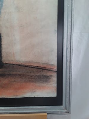 Chris Tonbreeker - Vrouw figuur no:2 krijttekening,naakt kopen? Bied vanaf 50!