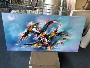 Gena - Abstract Blue kopen? Bied vanaf 300!