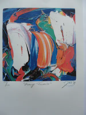 JAS - Zeefdruk, Orange Favoriete kopen? Bied vanaf 30!