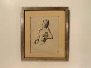 AcheterJean-Francois Millet - Borstbeeld van een naakt jong meisje. Originele lithografie naar Jean-François Millet.? Enchérissez de 84!