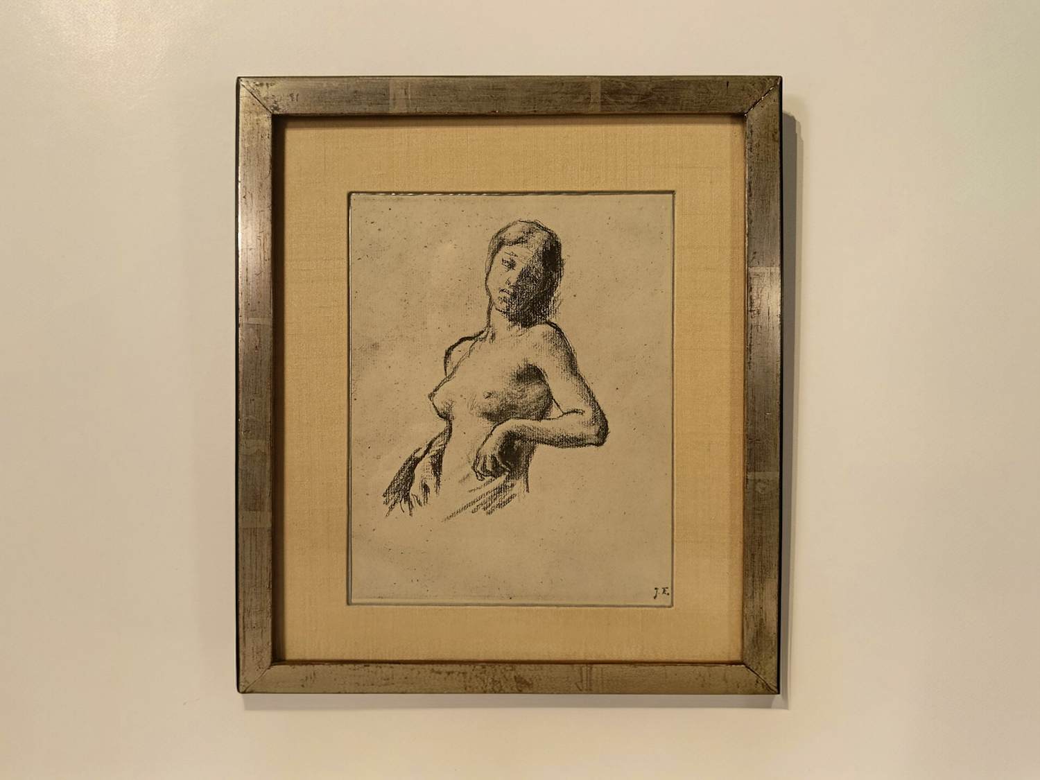 Jean-Francois Millet - Borstbeeld van een naakt jong meisje. Originele lithografie naar Jean-François Millet. kopen? Bied vanaf 89!