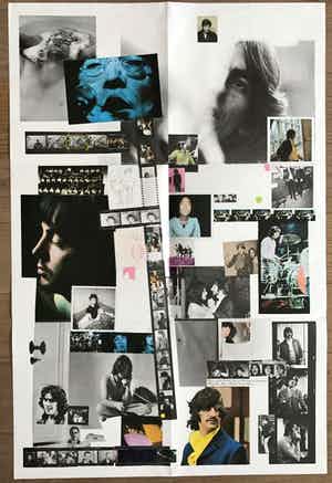 The Beatles - Poster en twee fotos van het white album van de Beatles verkocht voor € 1!