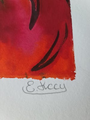 Engelien Kooy - Zonder titel - Gesigneerd - 100 ex. kopen? Bied vanaf 1!