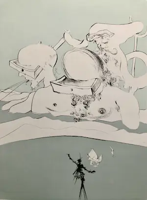 Salvador Dali - Angele Surrealista en nog 5 werken kopen? Bied vanaf 1!