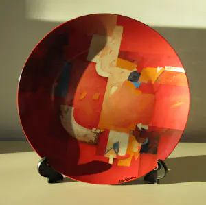 Royal Goedewaagen - Platelen bord Confrontation uit de serie Proeven van Kunst kopen? Bied vanaf 20!