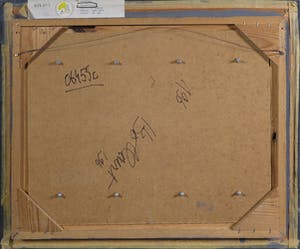 Jan Bollaert - Gemengde techniek op landkaart, Wereldcultuur 6 - Ingelijst kopen? Bied vanaf 40!