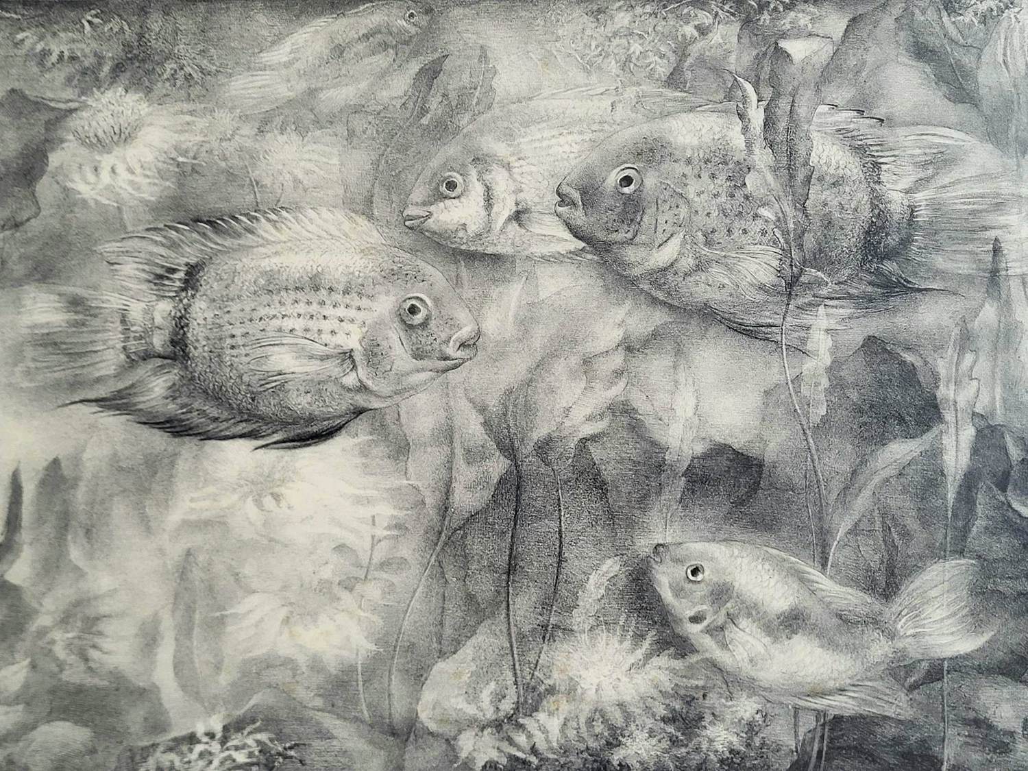 Aart van Dobbenburgh - "Aquarium". kopen? Bied vanaf 75!