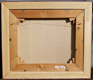 Erna van Mondfrans - Huizen in Frankrijk, olieverf op doek (ingelijst) kopen? Bied vanaf 150!