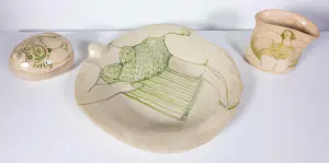 Andrea Dogterom - Keramiek, Een set van drie objecten kaufen? Bieten Sie von 10!