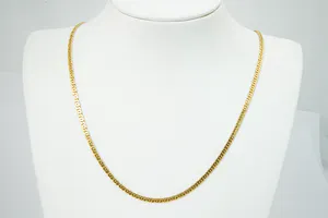 Elegant 18 krt geel-gouden zg Scroll collier / ketting - Lang formaat 60cm. kopen? Bied vanaf 520!