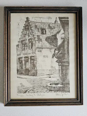 Albert Goethals - 2 Prachtige Tekeningen door Albert Goethals Belgische kunstenaar (1885-1973 kopen? Bied vanaf 25!