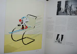 Hans Wap - De ski-stoel - zeefdruk & 2 boekwerken kopen? Bied vanaf 75!