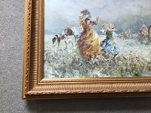 Marie Charlot - Paardenrit op strand. kopen? Bied vanaf 1!