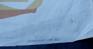 Cor Basart - houtsnede - 1962 kopen? Bied vanaf 45!