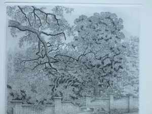 Philip Wiesman - Lommerrijke omgeving met automobiel - Ets kopen? Bied vanaf 70!