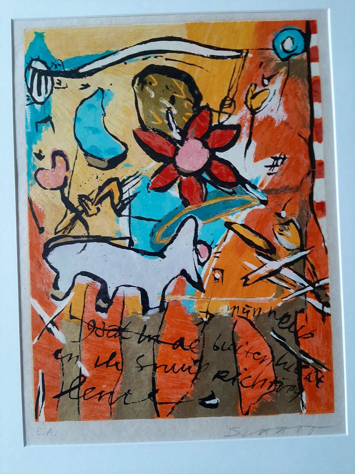 Miriam Slaats - Zeefdruk 'Lente' kopen? Bied vanaf 40!