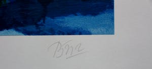 Gerrit Benner - zeefdruk: landschap: 1982 kopen? Bied vanaf 3500!