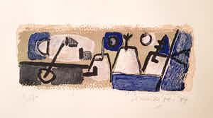 Corneille - April in Paris - gesigneerd zeefdruk - E/A verkocht voor € 1!