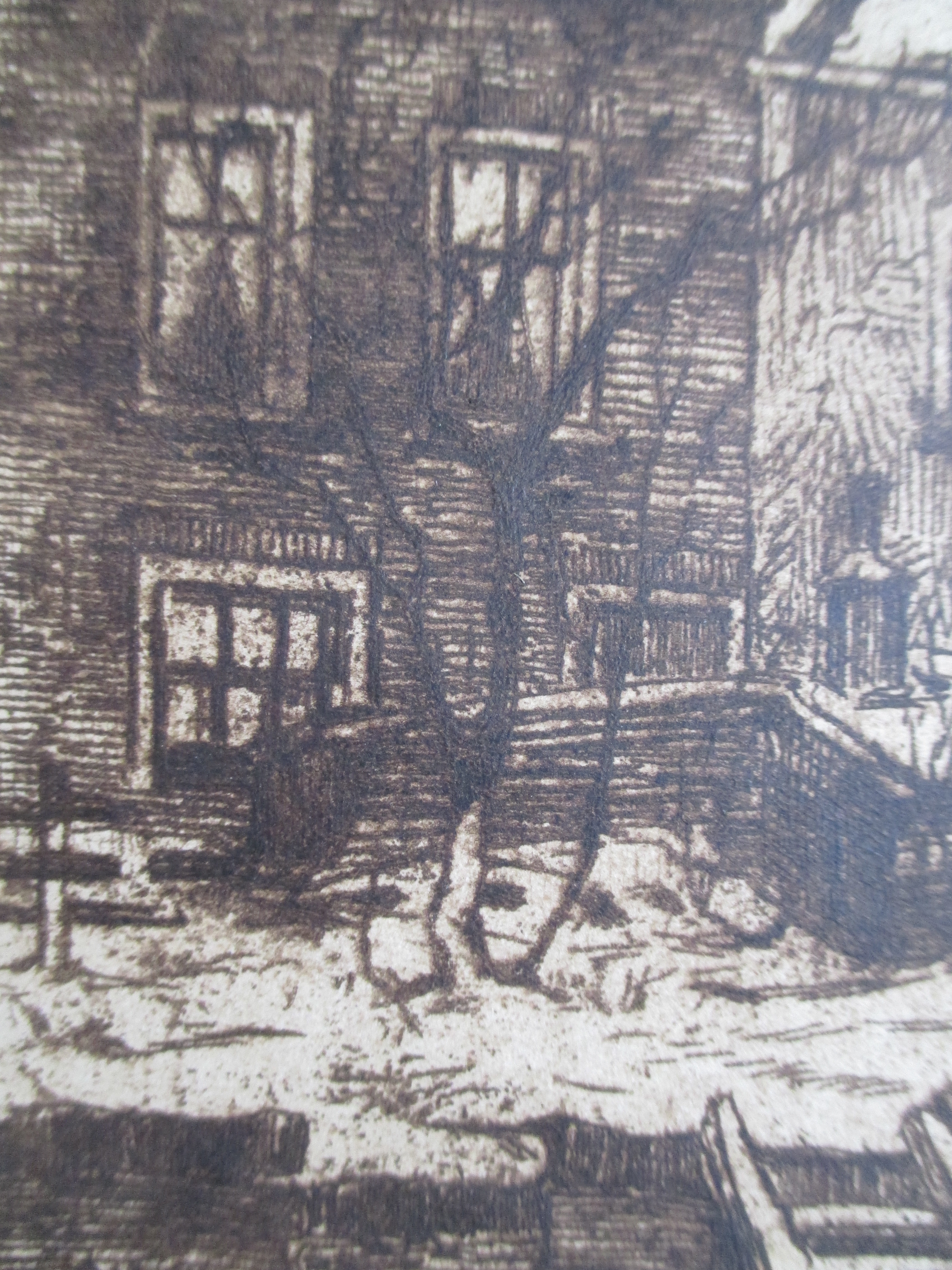 Paul Bodifee - ets besneeuwd landschap kopen? Bied vanaf 35!