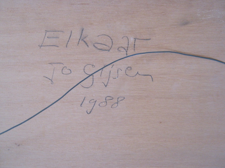 Jo Gijsen - gouache in baklijst titel: elkaar kopen? Bied vanaf 89!