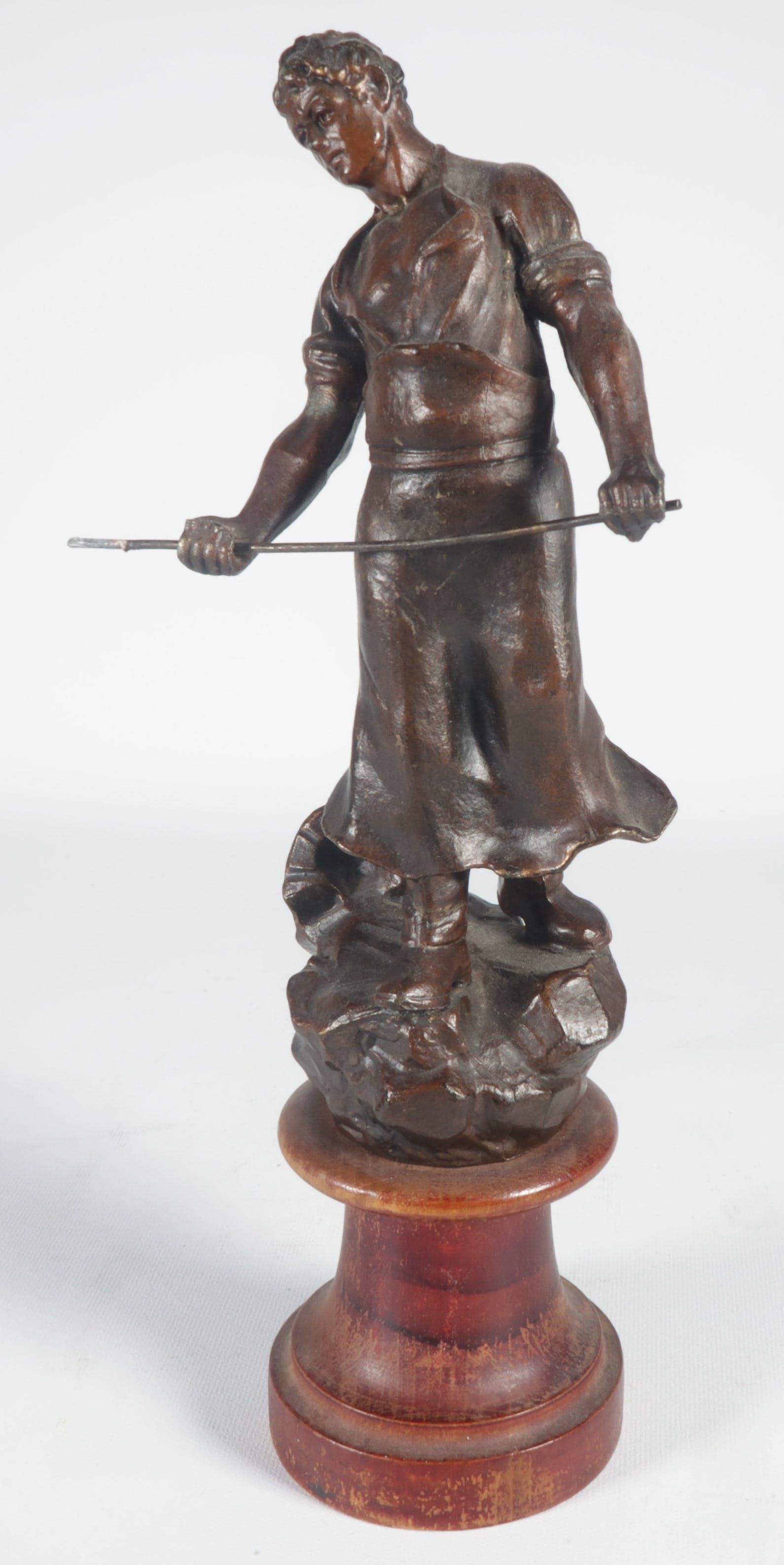 Niet of onleesbaar gesigneerd - Bronzen beeldje 19e eeuw, Smid  kopen? Bied vanaf 1!